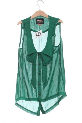 Dámská košile  ONLY, Velikost XS, Barva Zelená, Cena  49,00 Kč