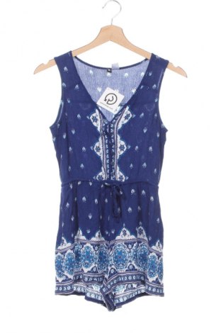 Dámská krátká kombinéza  H&M Divided, Velikost XS, Barva Modrá, Cena  49,00 Kč