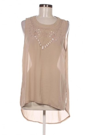 Γυναικείο αμάνικο μπλουζάκι Unbranded, Μέγεθος M, Χρώμα  Μπέζ, Τιμή 1,99 €
