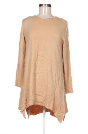 Damski sweter Unbranded, Rozmiar L, Kolor Beżowy, Cena 22,99 zł