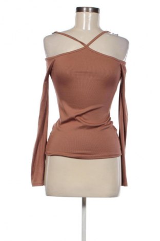 Γυναικεία μπλούζα Amisu, Μέγεθος M, Χρώμα Καφέ, Τιμή 3,99 €