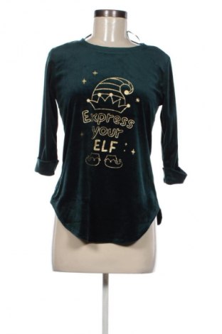 Γυναικεία μπλούζα Beloved, Μέγεθος S, Χρώμα Πράσινο, Τιμή 1,99 €