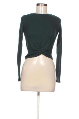 Γυναικεία μπλούζα Bershka, Μέγεθος XS, Χρώμα Πράσινο, Τιμή 1,99 €
