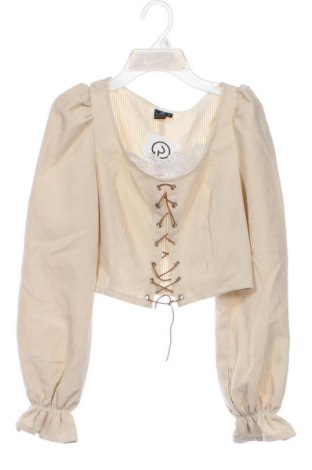 Bluzka damska SHEIN, Rozmiar S, Kolor Beżowy, Cena 25,99 zł