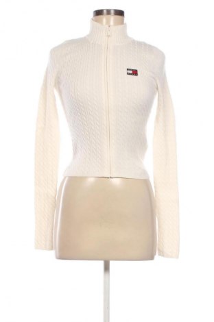 Damski kardigan Tommy Jeans, Rozmiar L, Kolor ecru, Cena 156,99 zł