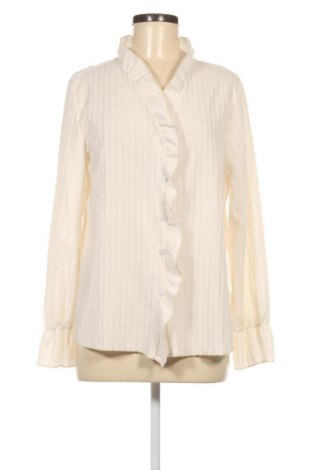Γυναικείο πουκάμισο Unbranded, Μέγεθος S, Χρώμα Εκρού, Τιμή 8,62 €