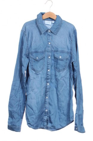 Γυναικείο πουκάμισο VILA, Μέγεθος XS, Χρώμα Μπλέ, Τιμή 8,99 €