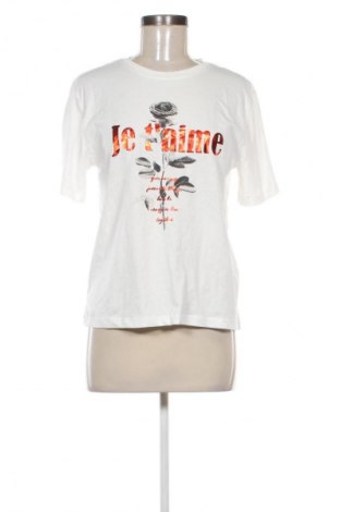 Γυναικείο t-shirt Sinsay, Μέγεθος M, Χρώμα Λευκό, Τιμή 6,99 €