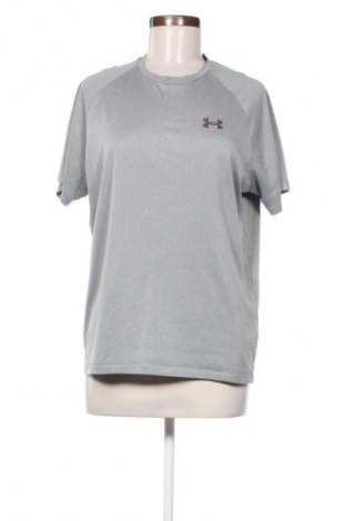 Γυναικείο t-shirt Under Armour, Μέγεθος L, Χρώμα Γκρί, Τιμή 23,99 €