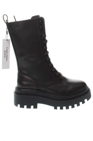 Dámské boty  Calvin Klein Jeans, Velikost 36, Barva Hnědá, Cena  4 849,00 Kč