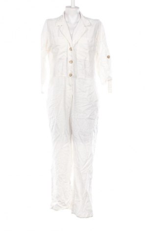 Дамски дълъг гащеризон Zara, Размер XL, Цвят Бял, Цена 10,73 €