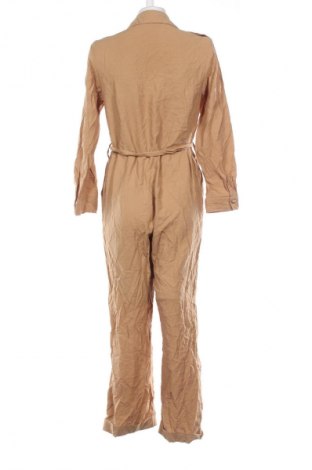 Дамски дълъг гащеризон Zara, Размер XL, Цвят Бежов, Цена 9,71 €