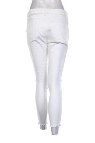 Damskie jeansy F&F, Rozmiar L, Kolor Biały, Cena 17,99 zł