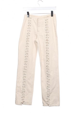 Дамски дънки H&M, Размер XS, Цвят Екрю, Цена 7,66 €