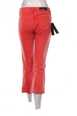 Damskie jeansy Karl Lagerfeld, Rozmiar M, Kolor Czerwony, Cena 171,99 zł