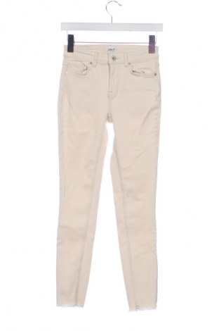 Γυναικείο Τζίν ONLY, Μέγεθος XXS, Χρώμα Εκρού, Τιμή 4,99 €