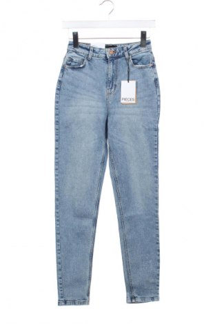 Damskie jeansy Pieces, Rozmiar XS, Kolor Niebieski, Cena 56,99 zł