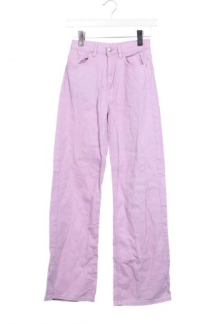 Dámské džíny  Sinsay, Velikost XXS, Barva Fialová, Cena  99,00 Kč
