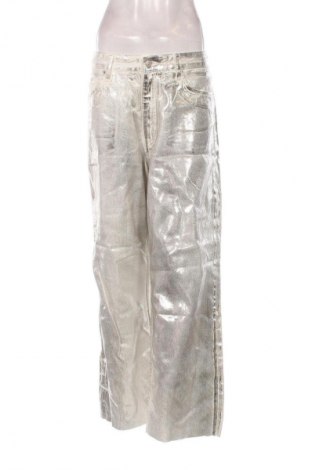 Dámske džínsy  Zara, Veľkosť L, Farba Strieborná, Cena  17,95 €