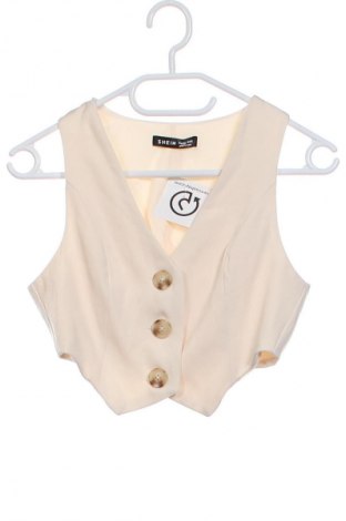 Damska kamizelka SHEIN, Rozmiar XXS, Kolor ecru, Cena 32,69 zł