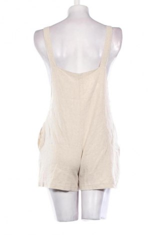 Дамски къс гащеризон Stradivarius, Размер L, Цвят Бежов, Цена 6,13 €