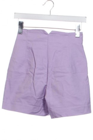 Γυναικείο κοντό παντελόνι Stradivarius, Μέγεθος XXS, Χρώμα Βιολετί, Τιμή 5,99 €