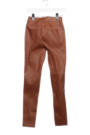 Damskie skórzane spodnie Primark, Rozmiar XS, Kolor Brązowy, Cena 26,99 zł
