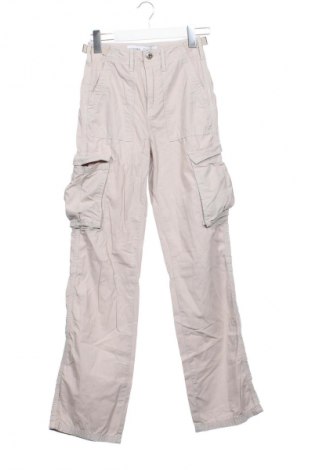 Dámské kalhoty  Bershka, Velikost XXS, Barva Béžová, Cena  89,00 Kč