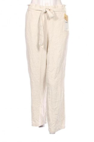 Γυναικείο παντελόνι ONLY, Μέγεθος M, Χρώμα Εκρού, Τιμή 15,99 €