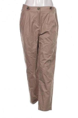 Γυναικείο παντελόνι Pieces, Μέγεθος M, Χρώμα Καφέ, Τιμή 3,99 €