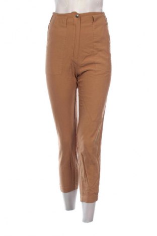 Damskie spodnie Pull&Bear, Rozmiar S, Kolor Brązowy, Cena 46,22 zł