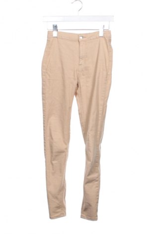 Damskie spodnie Sinsay, Rozmiar XS, Kolor Beżowy, Cena 21,99 zł