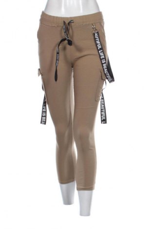 Γυναικείο παντελόνι Unbranded, Μέγεθος S, Χρώμα  Μπέζ, Τιμή 7,99 €