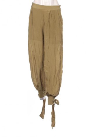 Damskie spodnie Zara, Rozmiar S, Kolor Zielony, Cena 62,99 zł