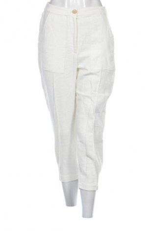 Damskie spodnie Zara, Rozmiar S, Kolor ecru, Cena 168,16 zł