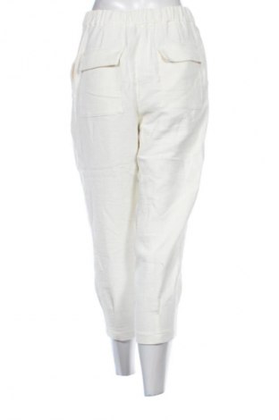 Damskie spodnie Zara, Rozmiar S, Kolor ecru, Cena 168,16 zł