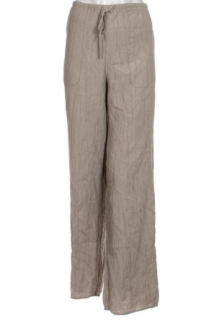 Damskie spodnie Zara, Rozmiar L, Kolor Beżowy, Cena 56,99 zł