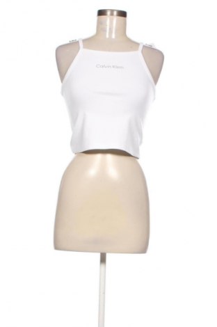 Γυναικείο αμάνικο μπλουζάκι Calvin Klein Jeans, Μέγεθος S, Χρώμα Λευκό, Τιμή 34,99 €, #134647965