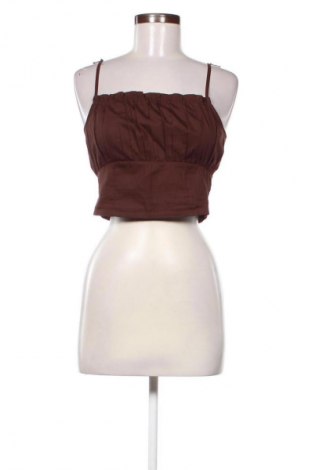 Γυναικείο αμάνικο μπλουζάκι H&M Divided, Μέγεθος M, Χρώμα Καφέ, Τιμή 8,03 €