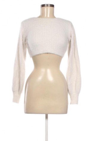 Γυναικείο πουλόβερ Bershka, Μέγεθος XS, Χρώμα Λευκό, Τιμή 13,99 €