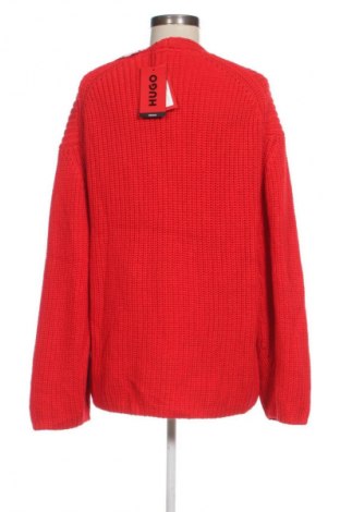 Damski sweter Hugo Boss, Rozmiar XL, Kolor Czerwony, Cena 549,99 zł