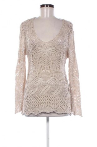 Damski sweter JT&ME, Rozmiar M, Kolor Beżowy, Cena 13,99 zł