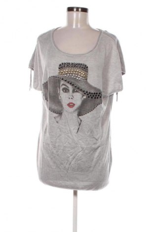 Дамски пуловер Ms Mode, Размер L, Цвят Сив, Цена 17,90 €