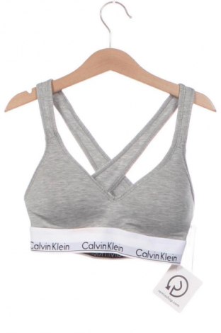 Дамски спортен топ Calvin Klein, Размер XS, Цвят Сив, Цена 36,81 €, #134585513