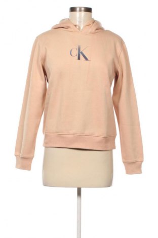 Γυναικείο φούτερ Calvin Klein Jeans, Μέγεθος XS, Χρώμα  Μπέζ, Τιμή 73,99 €
