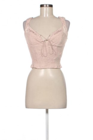 Γυναικείο τοπ Bershka, Μέγεθος S, Χρώμα  Μπέζ, Τιμή 6,99 €