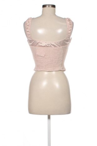 Γυναικείο τοπ Bershka, Μέγεθος S, Χρώμα  Μπέζ, Τιμή 6,99 €