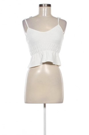 Γυναικείο τοπ Bershka, Μέγεθος XS, Χρώμα Λευκό, Τιμή 7,99 €