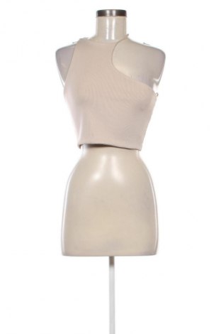 Damski top Bershka, Rozmiar L, Kolor Beżowy, Cena 46,99 zł