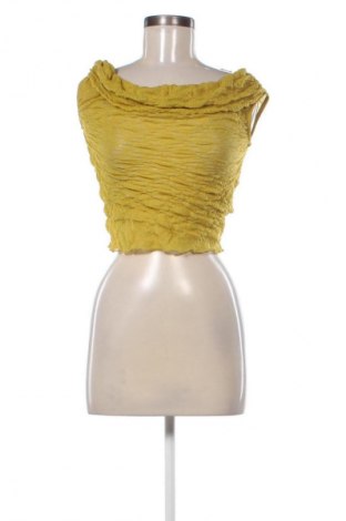 Γυναικείο τοπ Bershka, Μέγεθος M, Χρώμα Κίτρινο, Τιμή 9,99 €